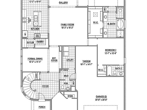 Plan 1687 1st Floor