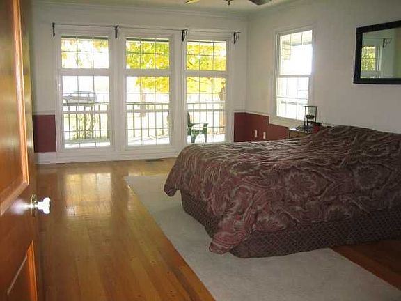 There are 2 master bedrooms - one on first floor and one on second floor.