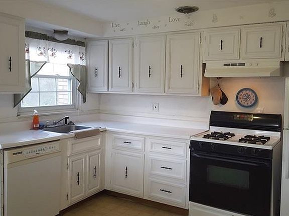 Freshly painted kitchen