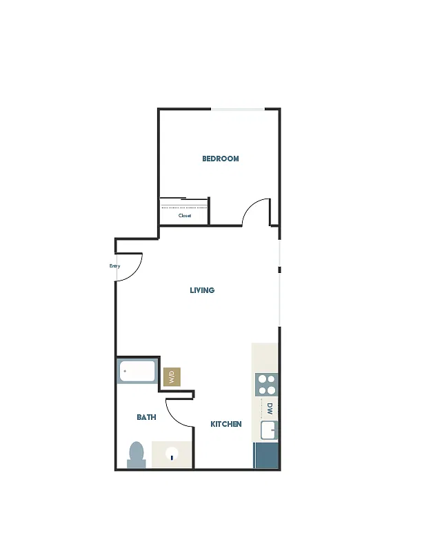 Floor plan 1X1 - C6