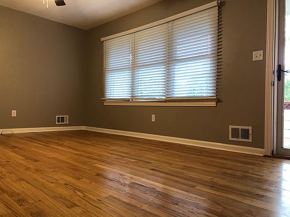 Living room with beautiful hardwood floors