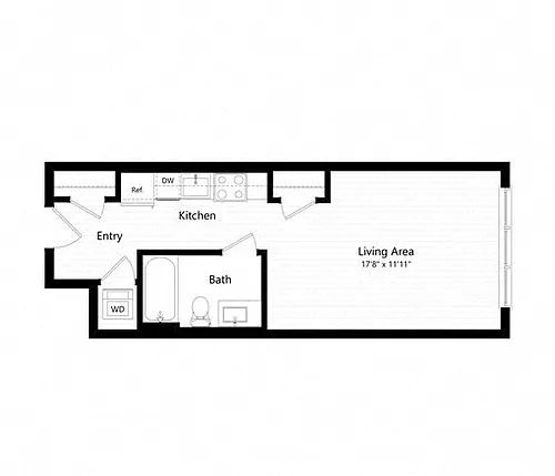 Floor plan Studio | s02 - Judd