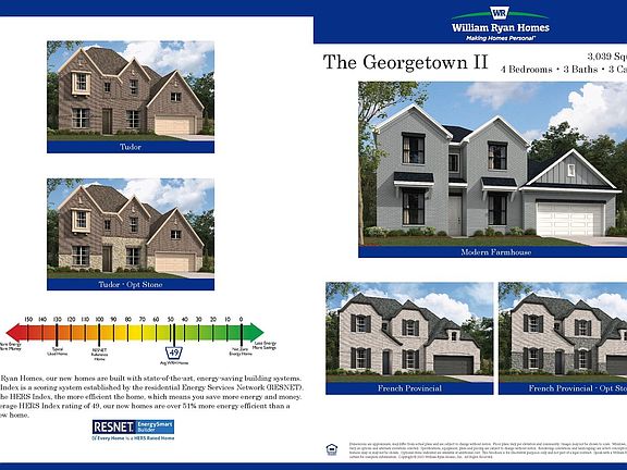 New home construction Dallas - William Ryan Homes - for sale