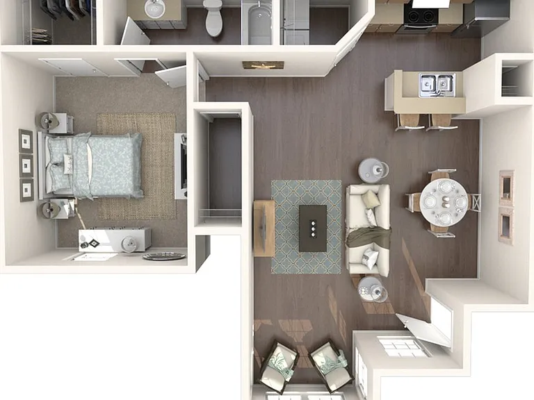 Discover your new home in this beautifully designed one-bedroom apartment with open concept living. Discover your new home in this beautifully designed one-bedroom apartment with open concept living.