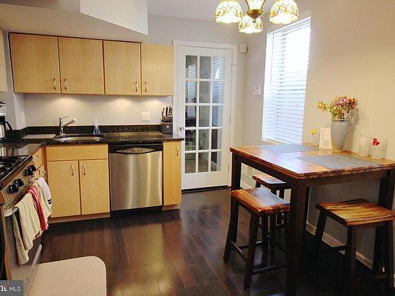 1st Floor: View of the kitchen looking to rear of house.