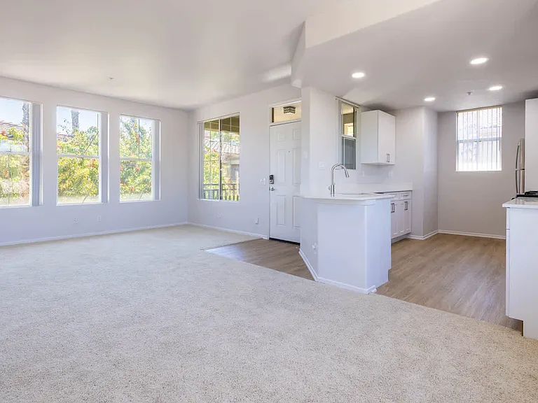 Carpeted Living Room