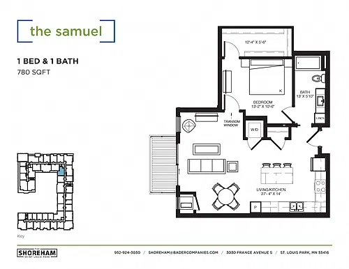 Floor plan The Samuel