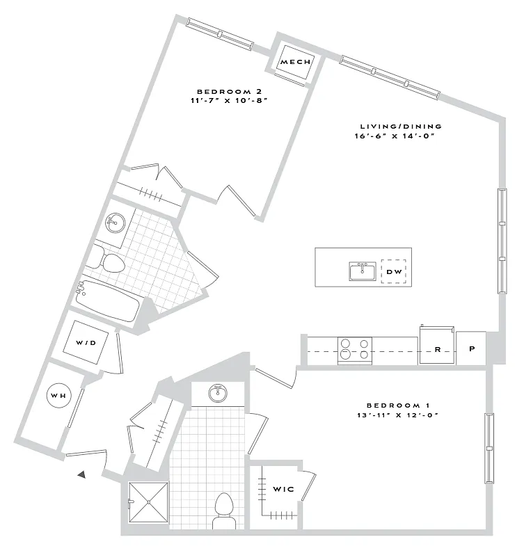 Floor plan B2-B04