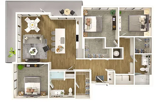 Floor plan C1A