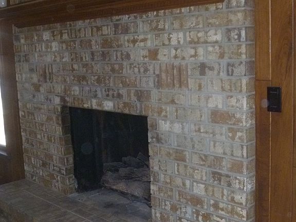 Closeup of Fireplace