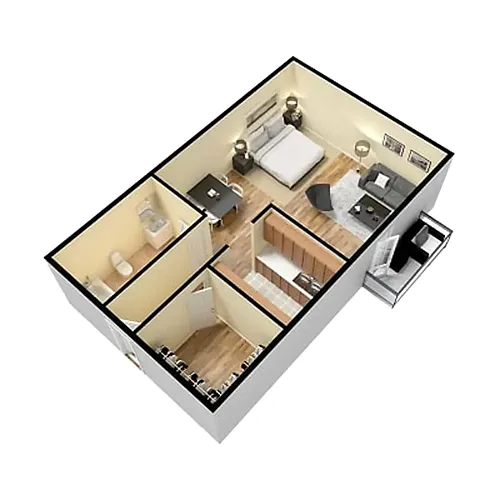 Floor plan Studio