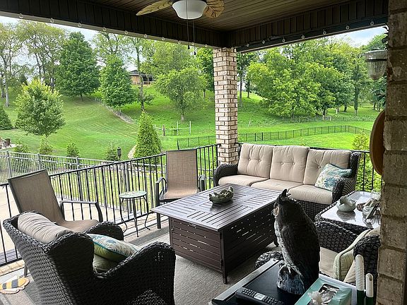 Back covered patio view