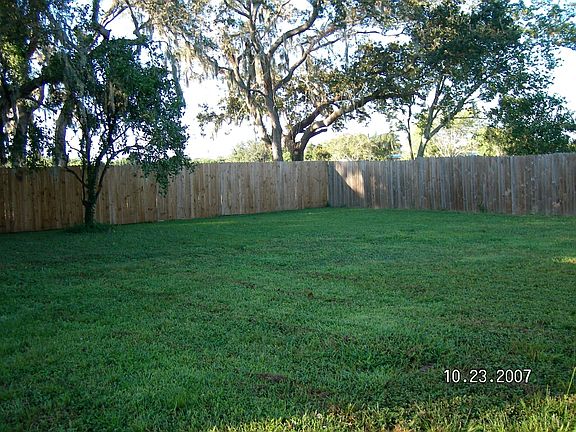 fenced backyard .26 acre lot