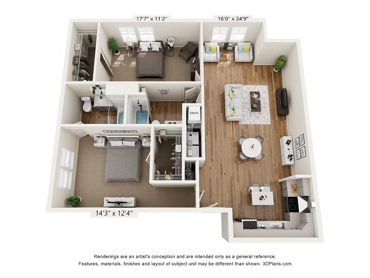 Floor plan B2E