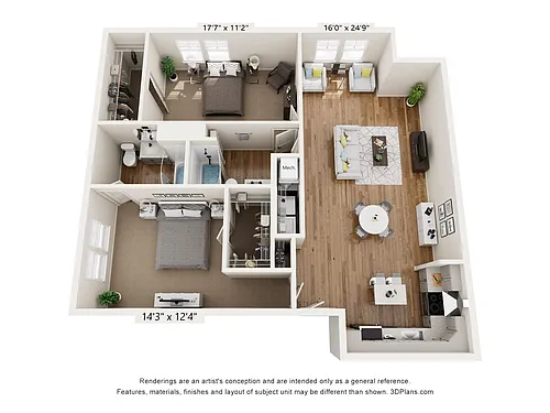 Floor plan B2E
