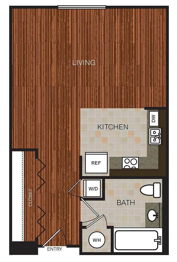 Floor plan Studio 6