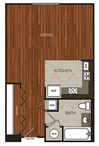 Floor plan Studio 6