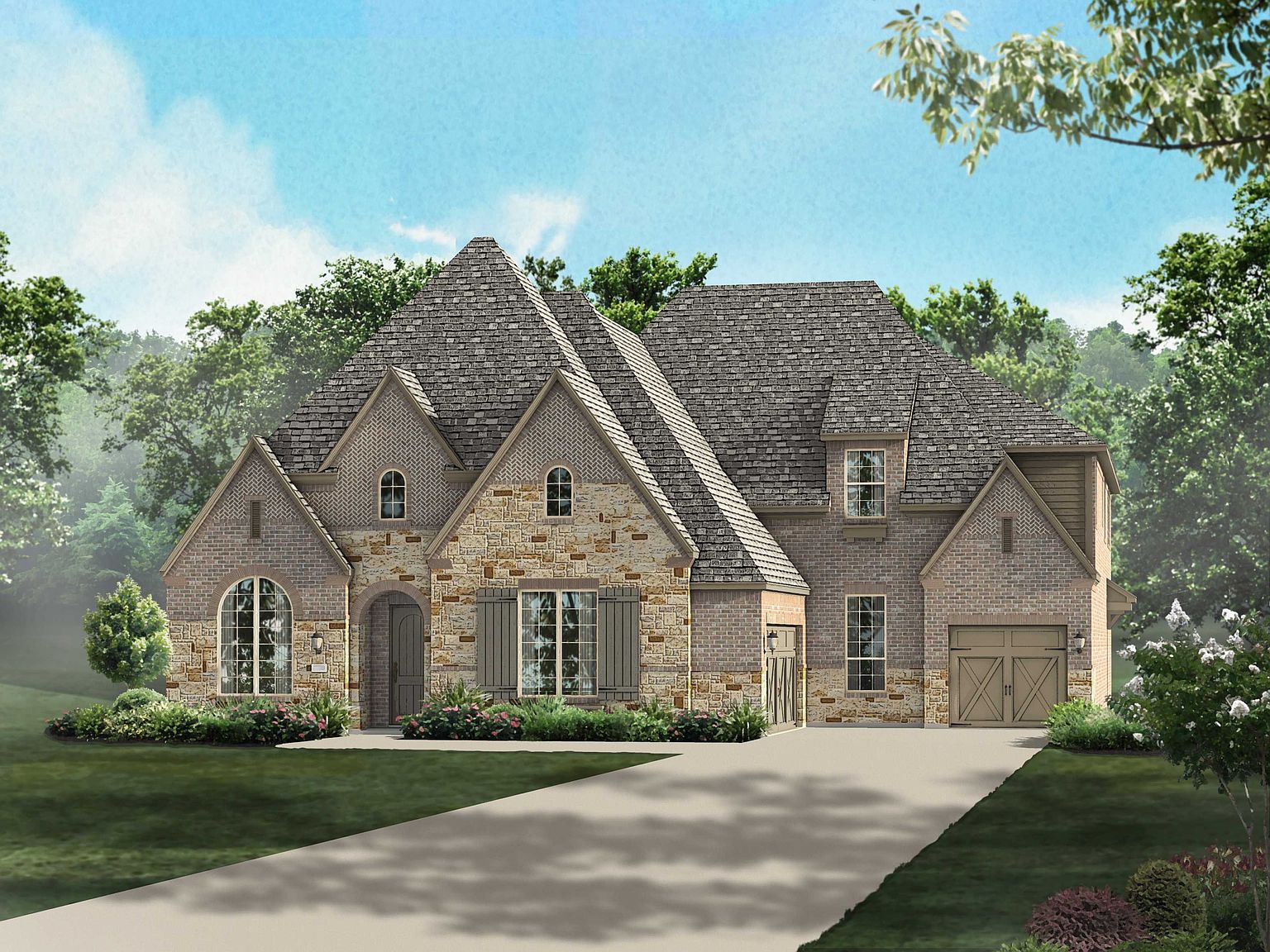 Plan 618 Plan, Woodforest Huntington: 100ft. lots