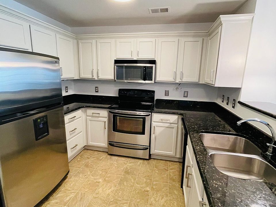 Kitchen with stainless steel appliances