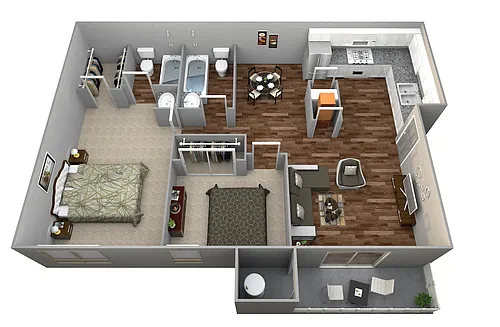 Floor plan Plan B