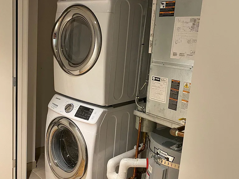Full size washer and dryer