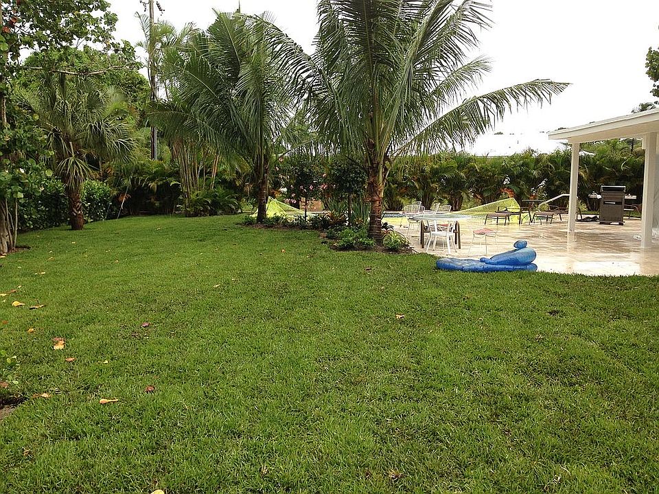 backyard pool area