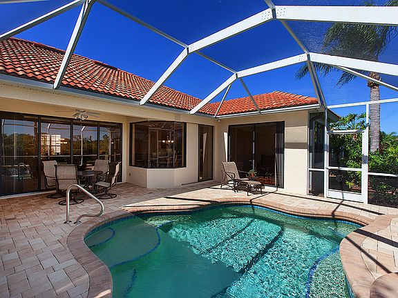Solar heated pool