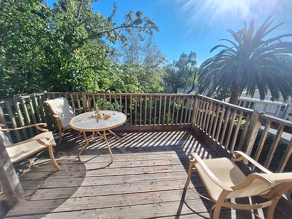 You have a beautiful view on a hill from the second floor.