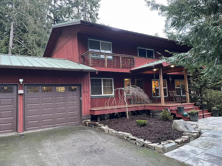 Driveway and 2 car garage
