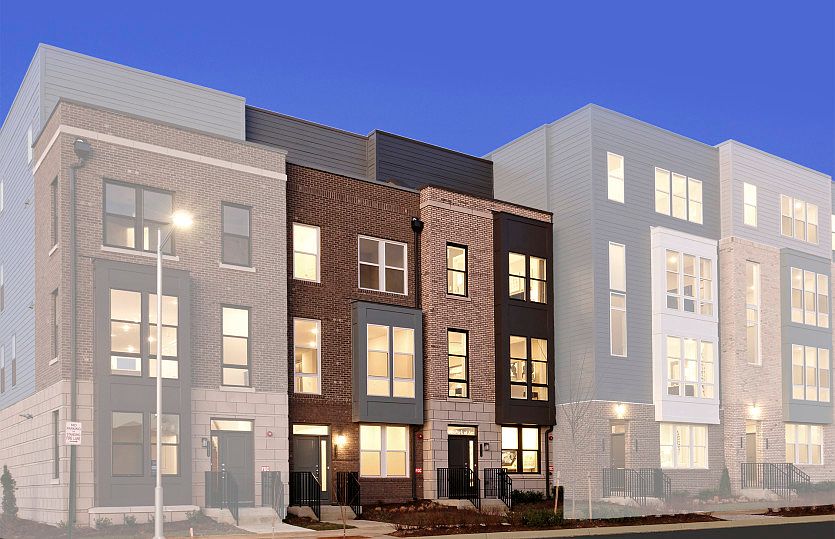 Luxurious Spacious 4-Level Townhomes at MetroPark at Arrowbrook in Herndon, Va