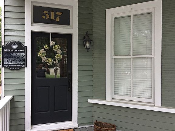 Front Door & Historic Sign
