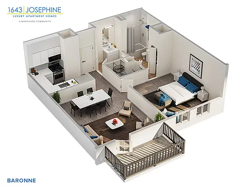 Floor plan Baronne