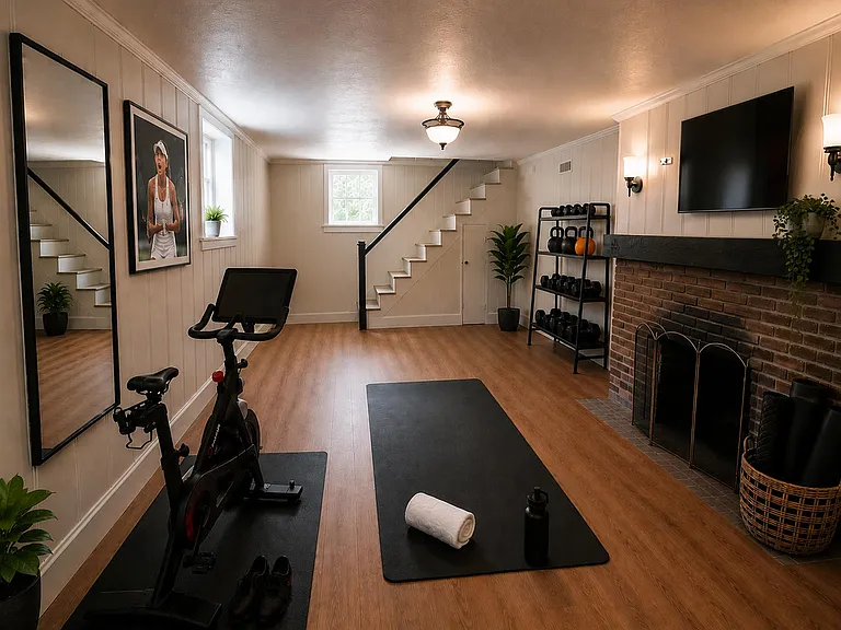 Or a workout space.
