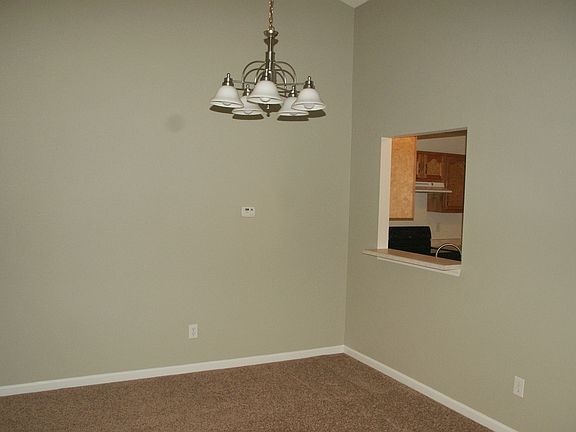 Dining room with pass-through from Kitchen