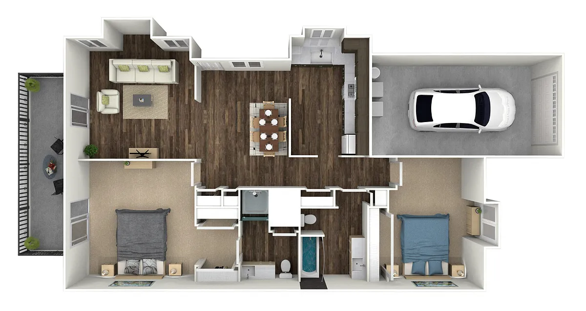 Floor plan Beechwood - Duplex