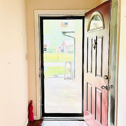 Foyer, front door view