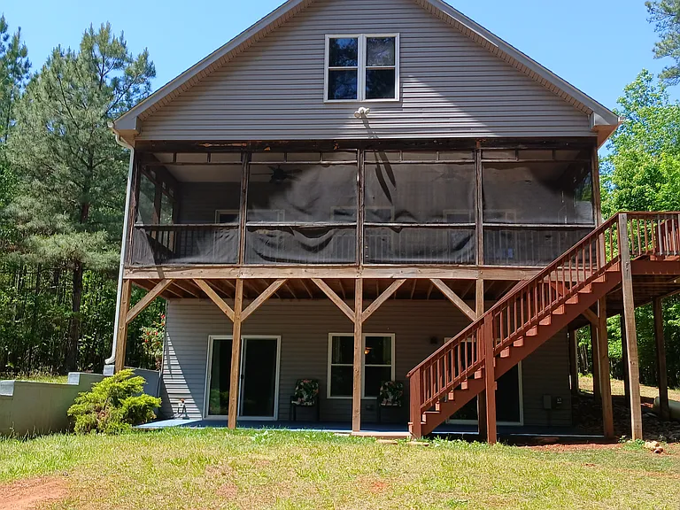 Front of the house.