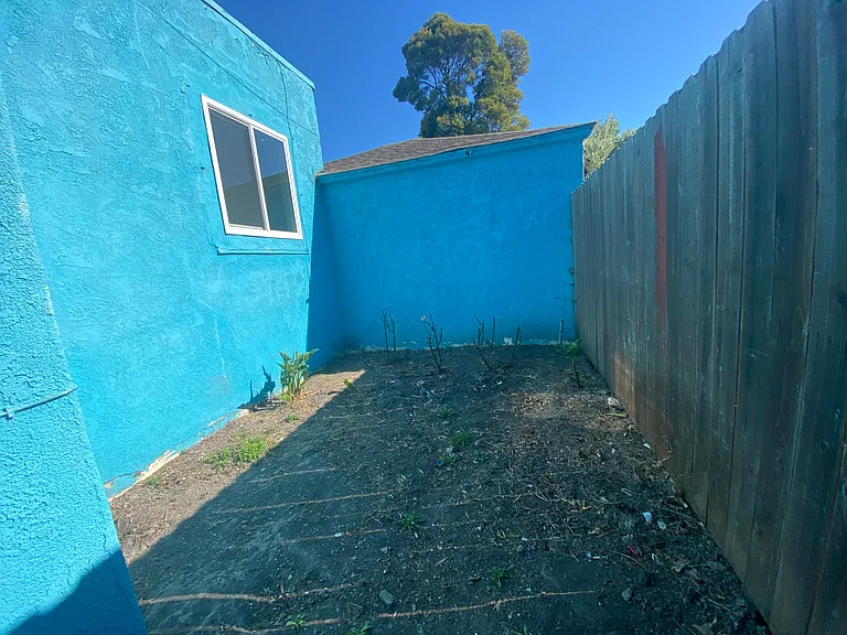 Private backyard