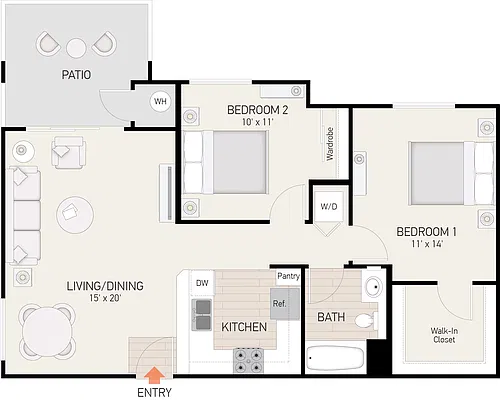 Floor plan Plan E