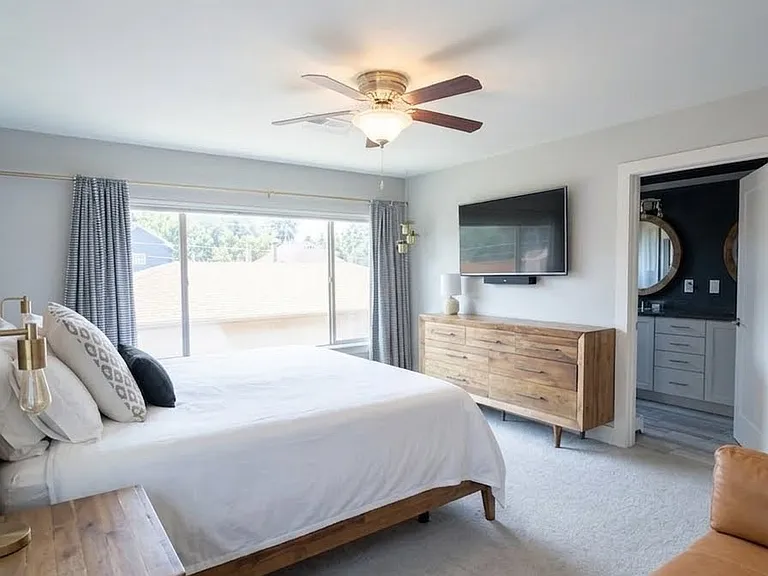 Master bedroom t.v.
