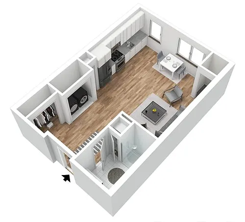 Floor plan Studio