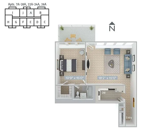 Floor plan 770-17A-1