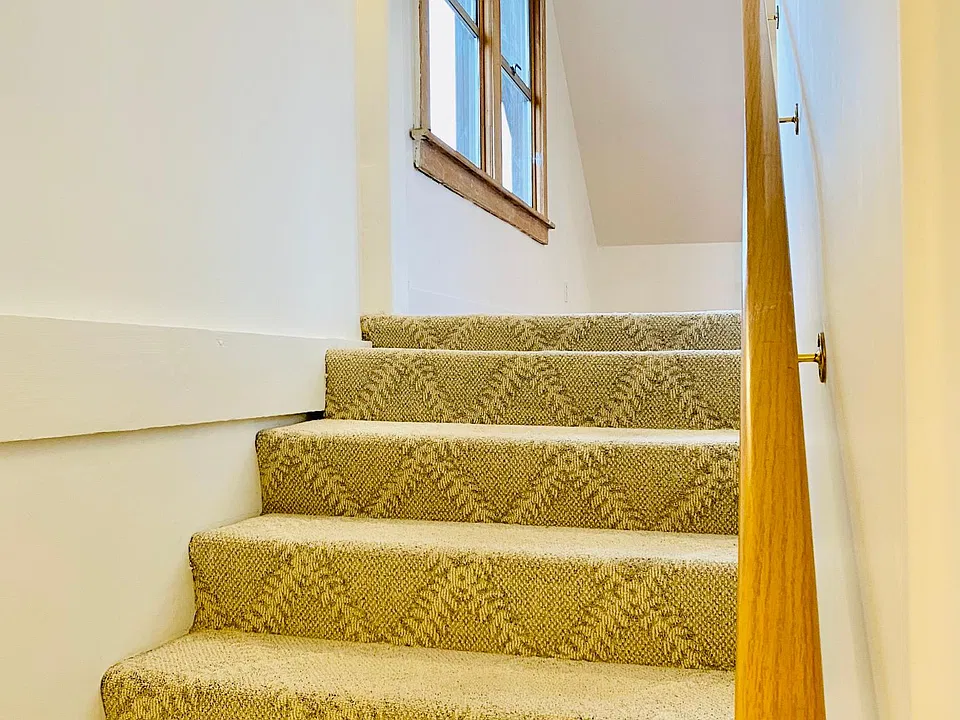 Private stairs to unit