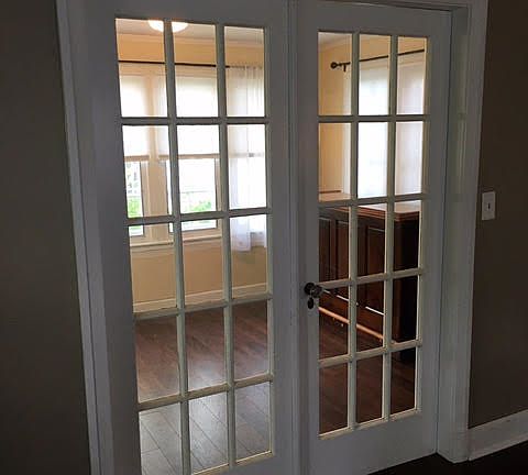 French Doors to Den/Office