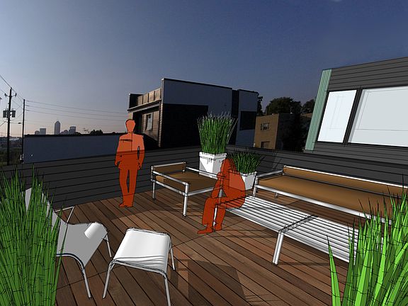 Roof Deck - On Garage