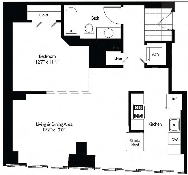 Floor plan CONVERTIBLE 02 - TIDES