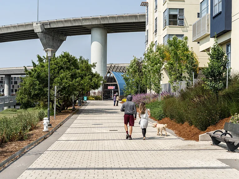 Right outside our door, Mission Creek Waterfront invites you to enjoy the walking, jogging and biking path that connects to Embarcadero and Bay Trail