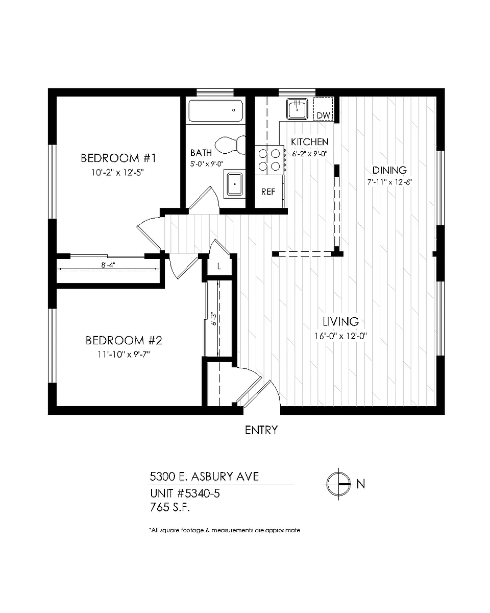 Floor plan 2 Bedroom