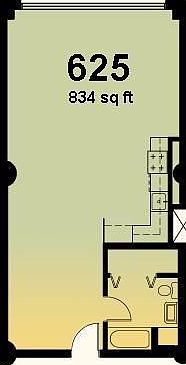 Unit 625 Floor Plan