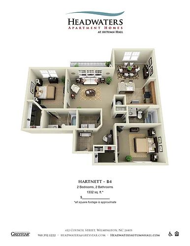 Floor plan 2 Bedroom 2 Bath